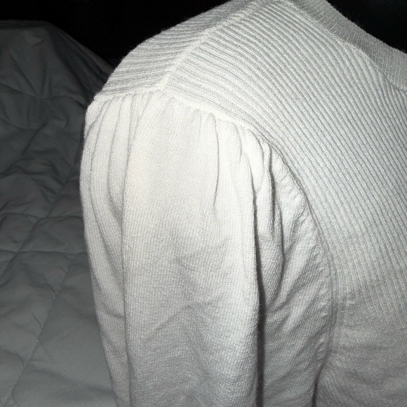 Halogen Balloon Sleeve Crew Neck Shirt - Picture 3 of 8